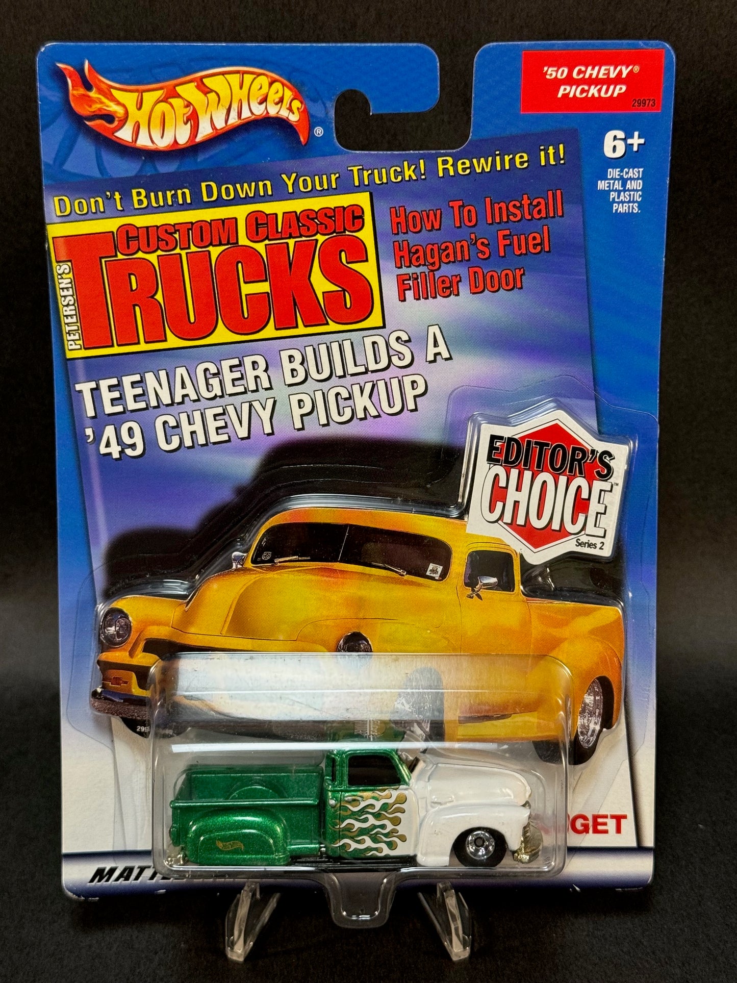 2000 Hot Wheels Editor's Choice Series 2 '50 Chevy Pickup, Green