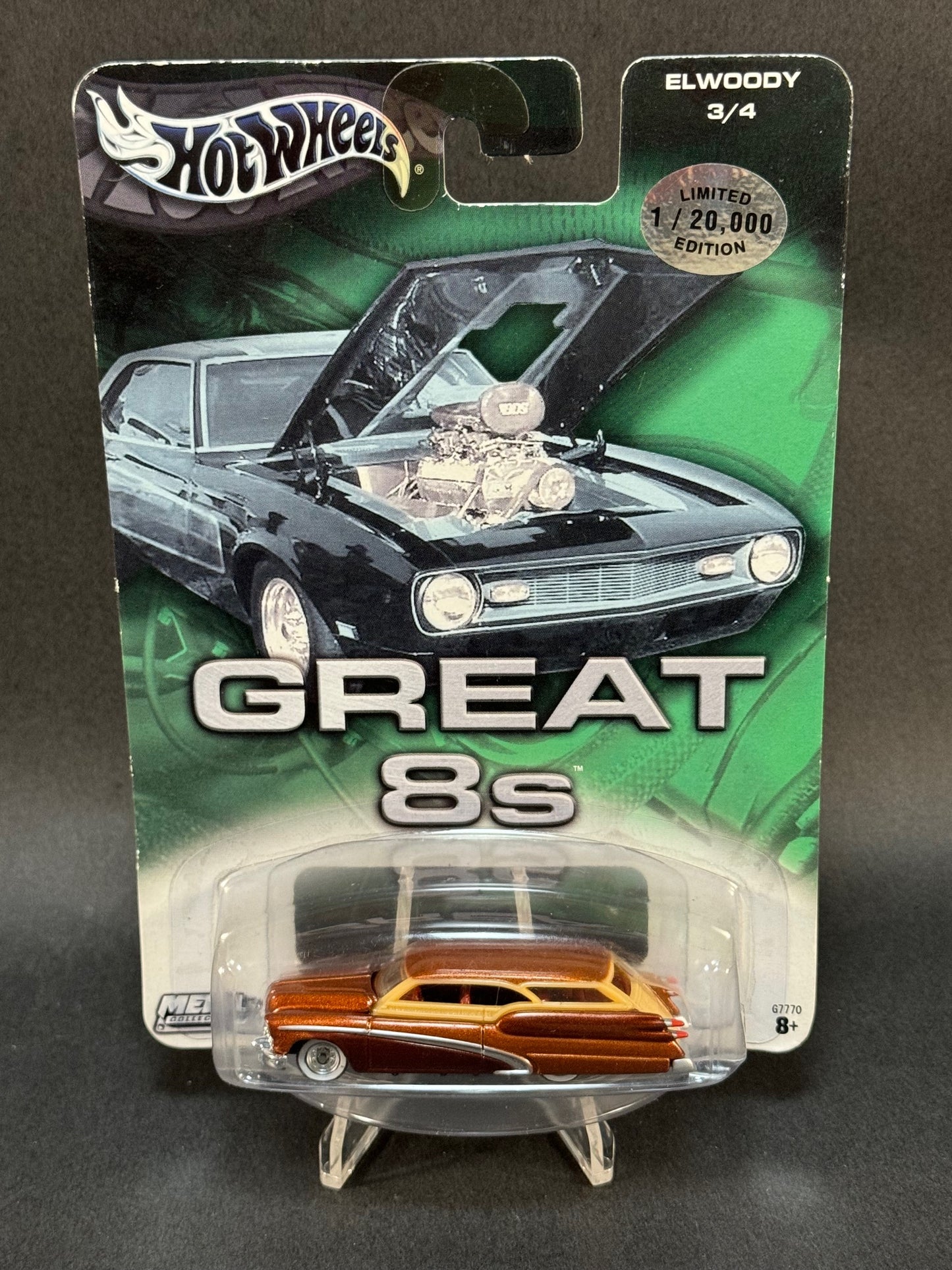 2003 Hot Wheels Limited Edition Great 8s #3 Elwoody, Copper