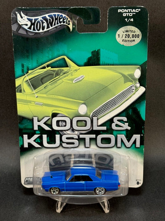 2003 Hot Wheels Limited Edition Kool & Kustom #1 Pontiac GTO, Blue