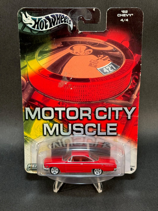 2003 Hot Wheels Motor City Muscle #4 '62 Chevy, Red