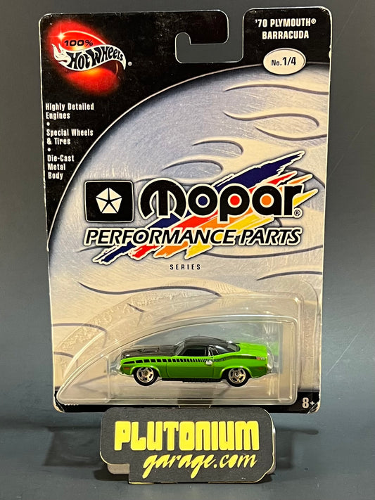 Hot Wheels Mopar Performance Parts #1 '70 Plymouth Barracuda