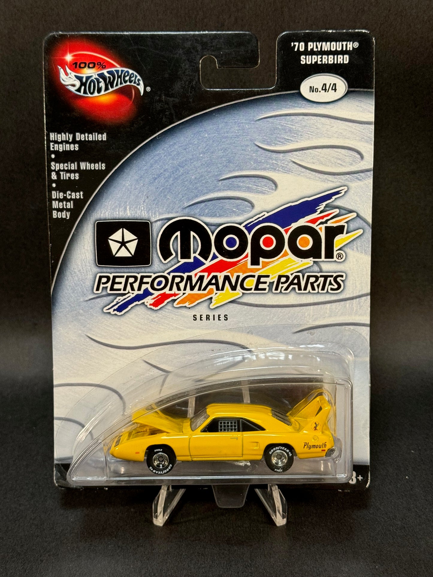 2002 Hot Wheels Mopar Performance Parts Series #4 '70 Plymouth Superbird, Yellow