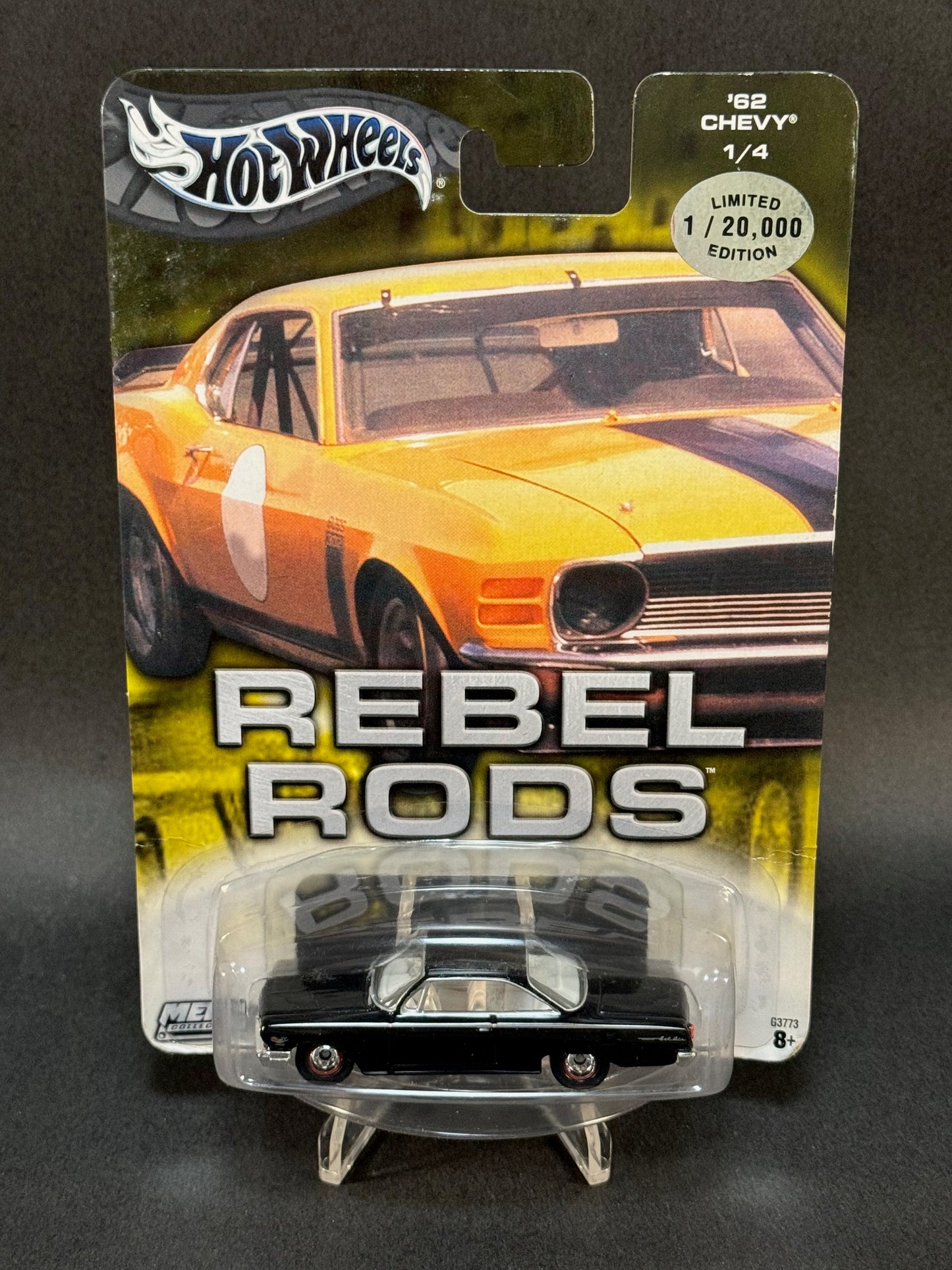 2004 Hot Wheels Limited Edition Rebel Rods #1 '62 Chevy, Black