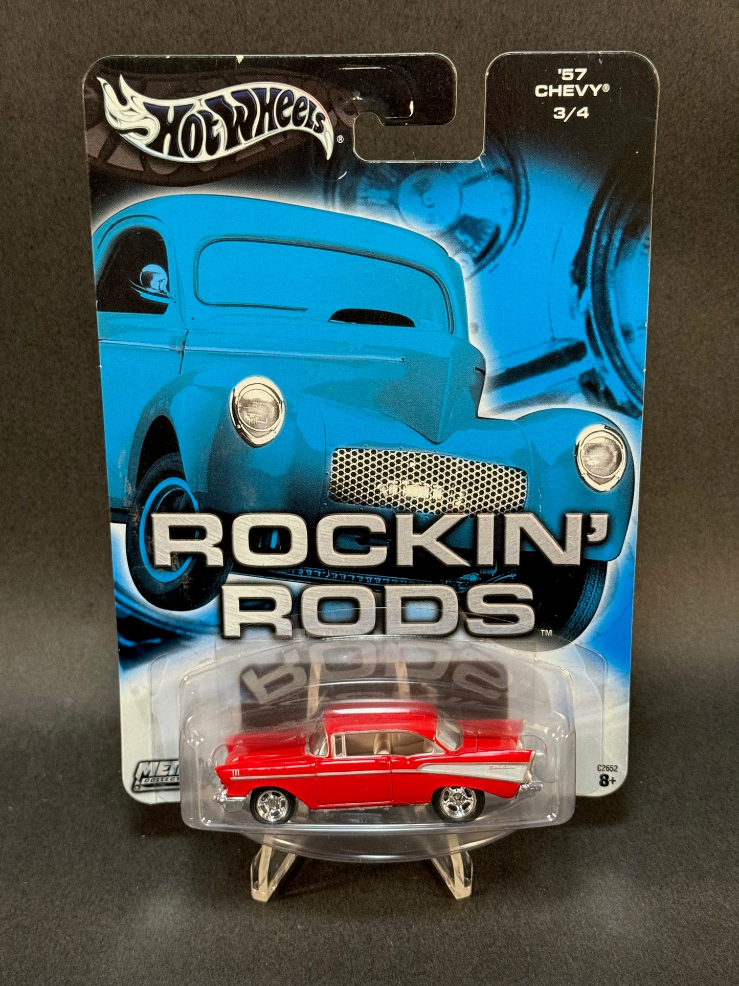 2003 Hot Wheels Rockin' Rods #3 '57 Chevy, Red