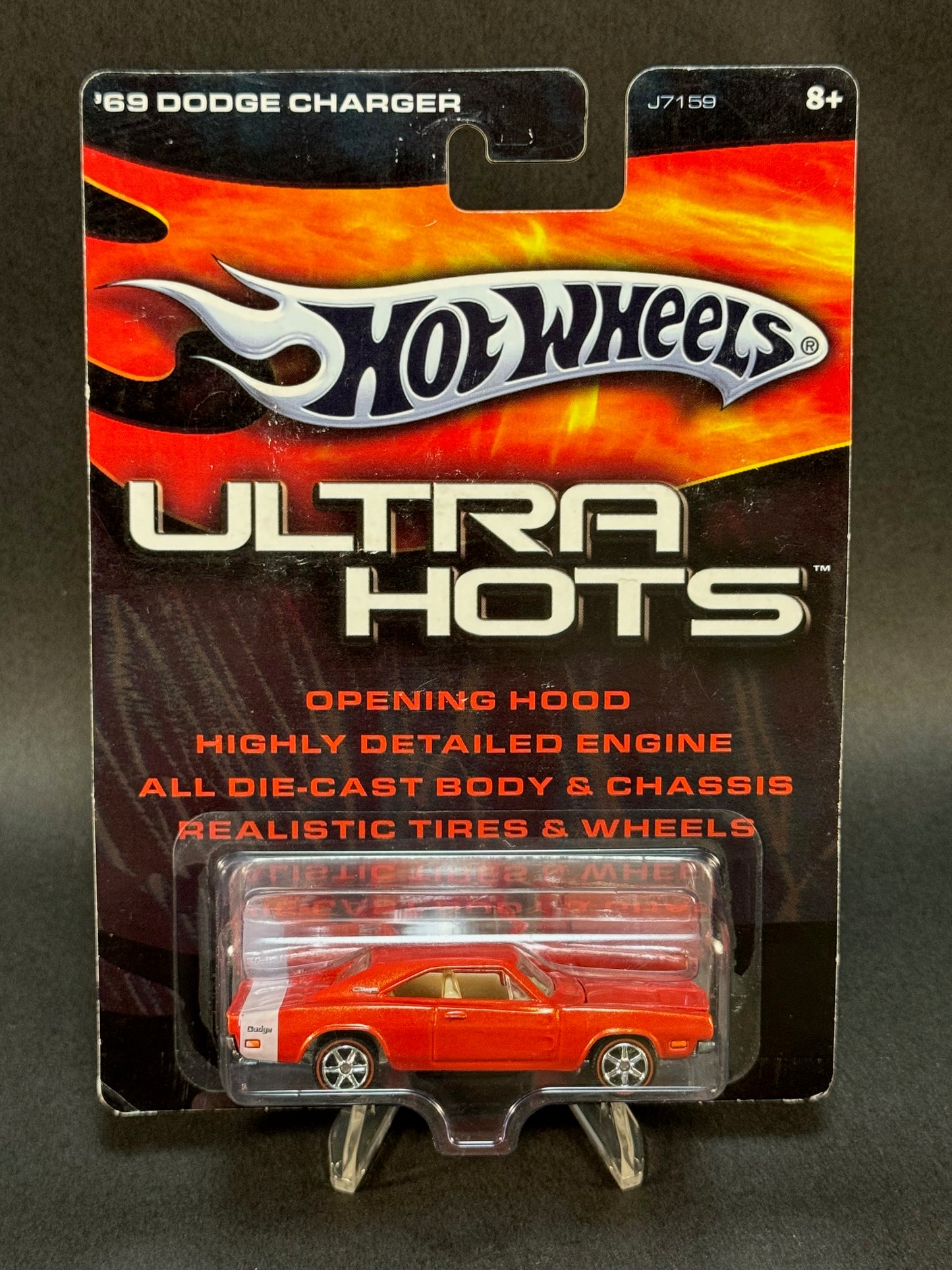 2005 Hot Wheels Ultra Hots '69 Dodge Charger, Orange