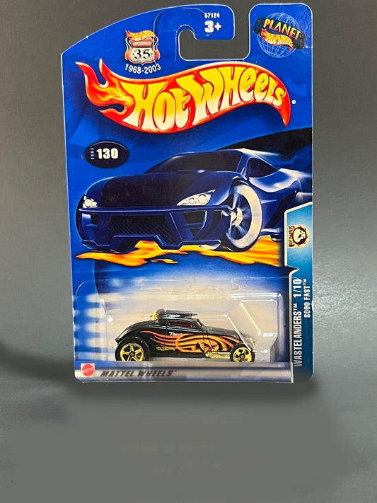 Hot Wheels 2003 #130 Wastelanders 1/10 Sooo Fast, Black