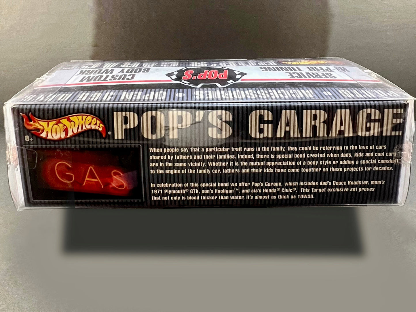 2001 Hot Wheels Pop's Garage 4 Car Set