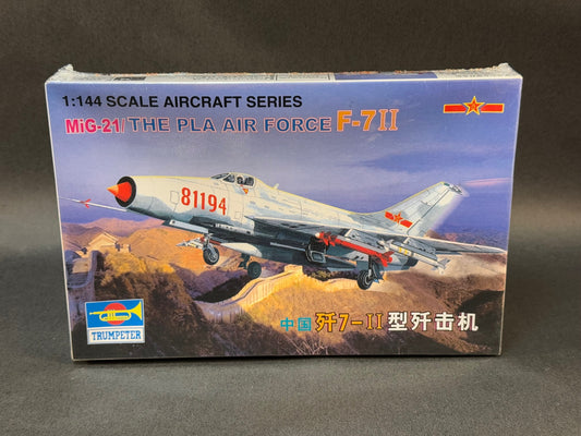 Trumpeter Model Kit WP01325 1:144 Scale MiG-21/The PLA Air Force F-7II