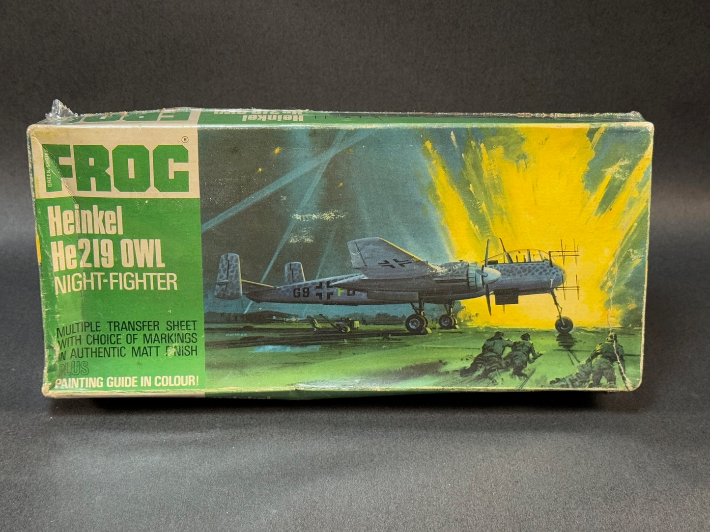 1968 Frog Model Kit F177 1:72 Scale Heinkel He219 Owl Night-Fighter