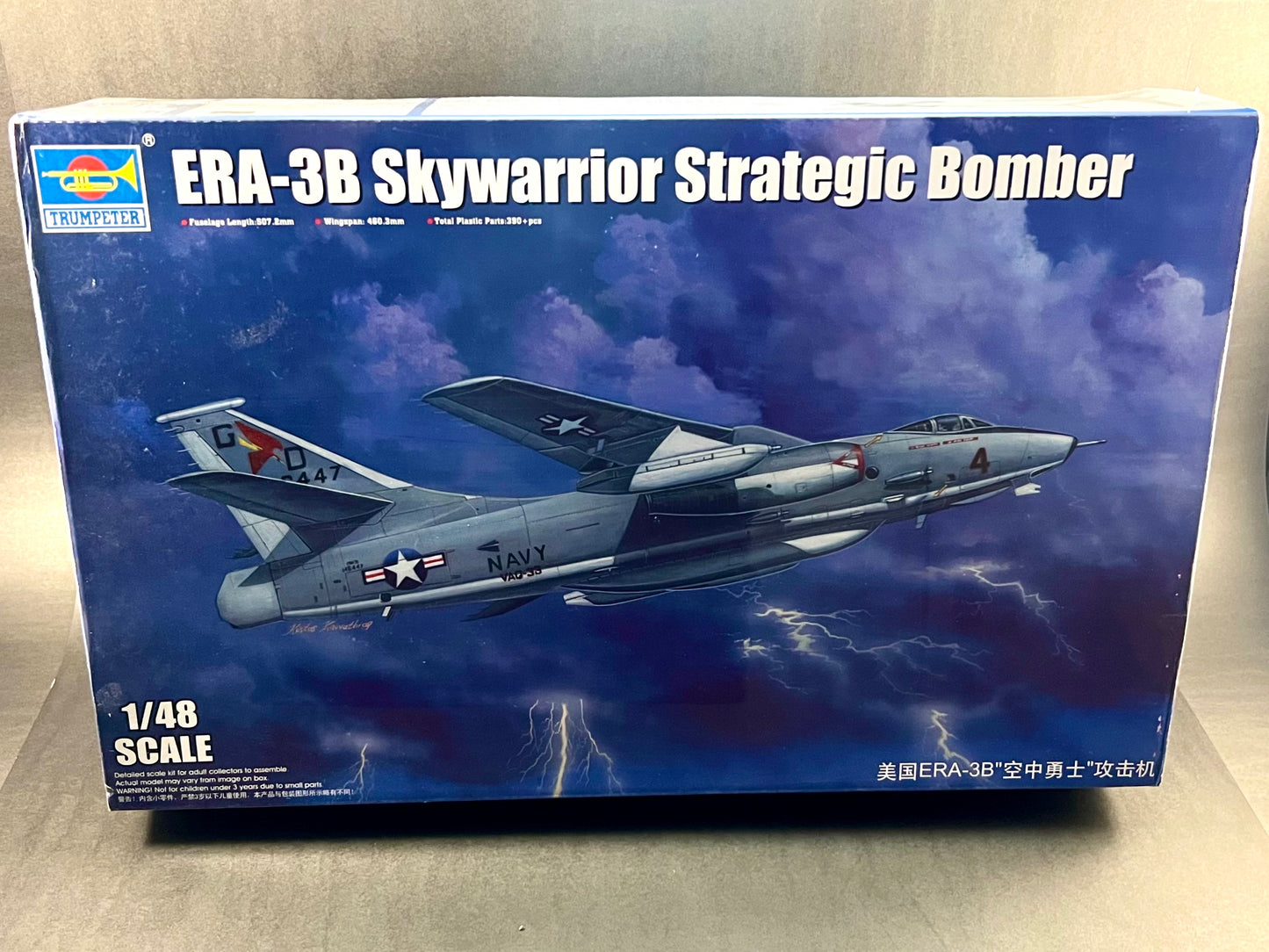 Trumpeter Model Kit 02873 1:48 Scale ERA-3B Skywarrior Strategic Bomber