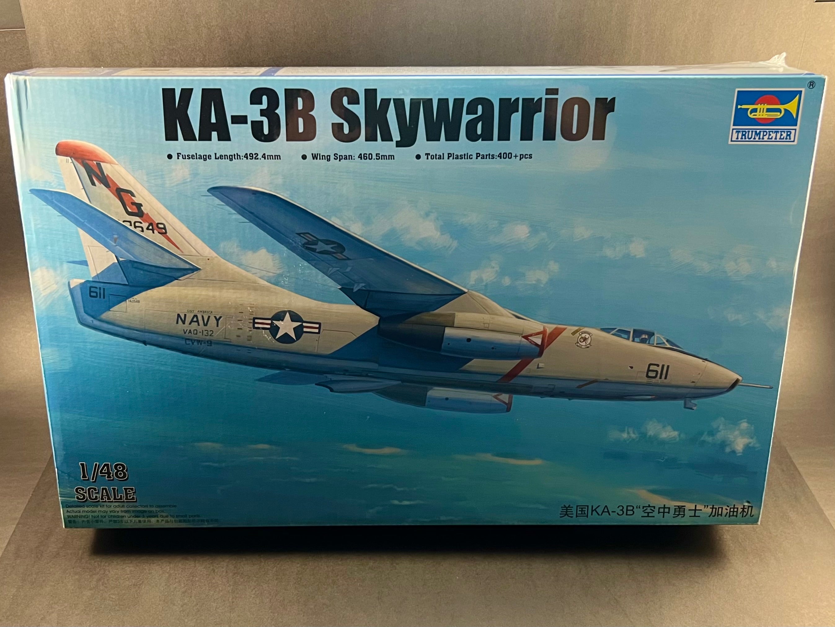 Maqueta Bombardero Douglas KA -3B Skywarrior Estratégico 1/48 Maqueta Bombardero Douglas KA -3B Skywarrior Estratégico 1/48