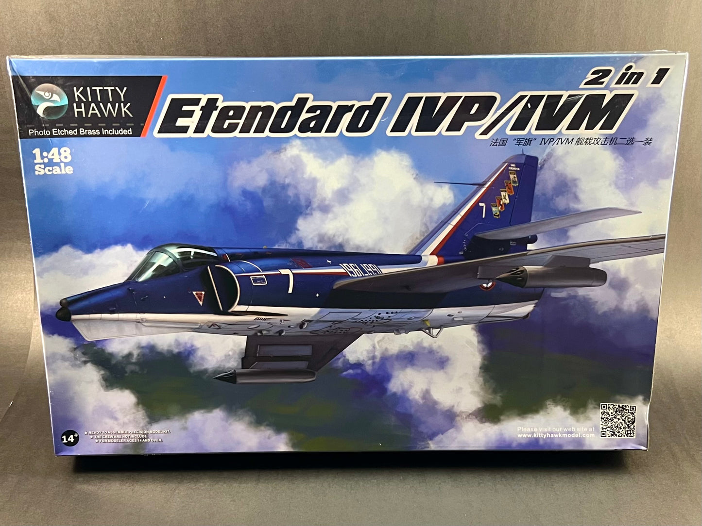 Kitty Hawk Model Kit KH80137 1:48 Scale Etendard IVP/IVM