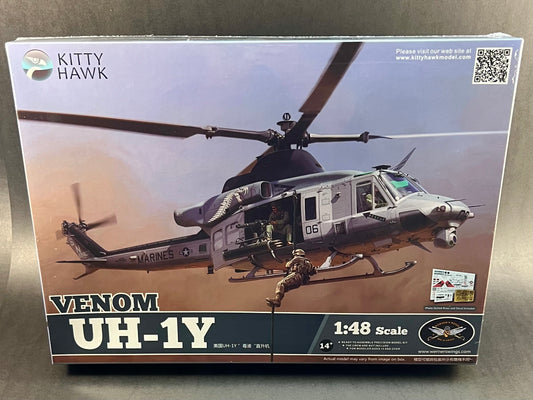 Kitty Hawk Model Kit KH80124 1:48 Scale UH-1Y Venom Helicopter