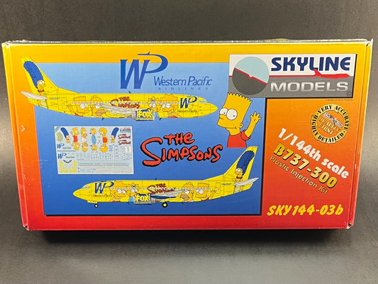 Skyline Model Kit 1:144 Scale B737-300 Sky 144-03b The Simpsons