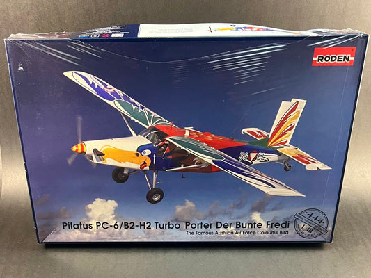 Roden Model Kit 444 1:48 Scale Pilatus PC-6/B2-H2 Turbo Porter Der Bunte Fredi