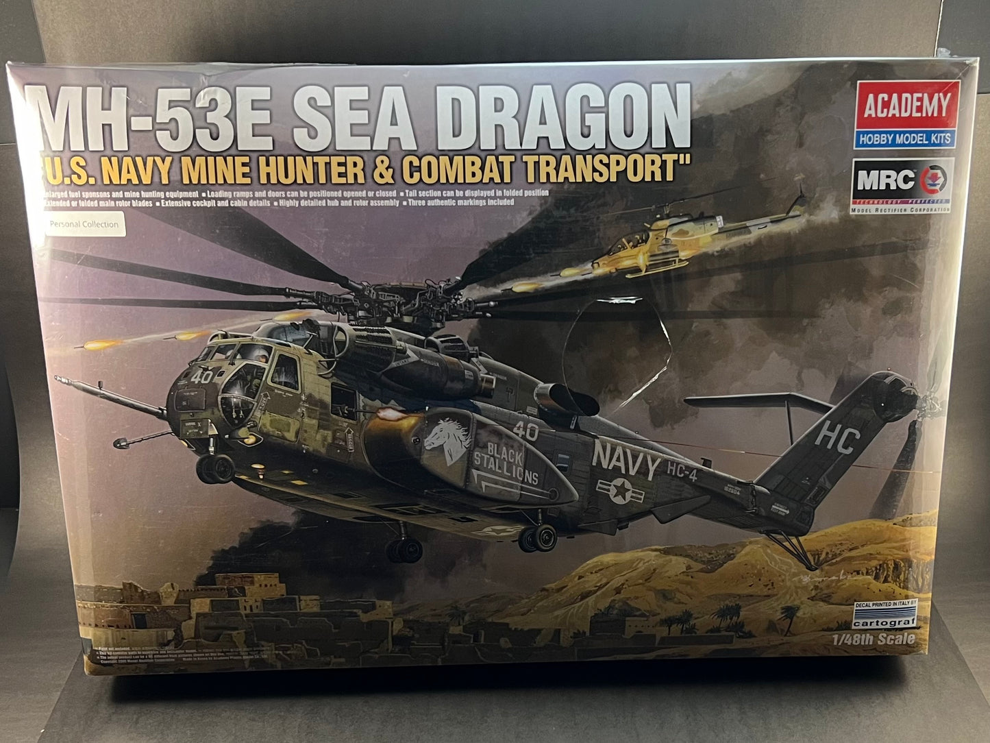 Academy MRC Model Kit 12703 1:48 Scale MH-53E Sea Dragon "US Navy Mine Hunter & Combat Transport"