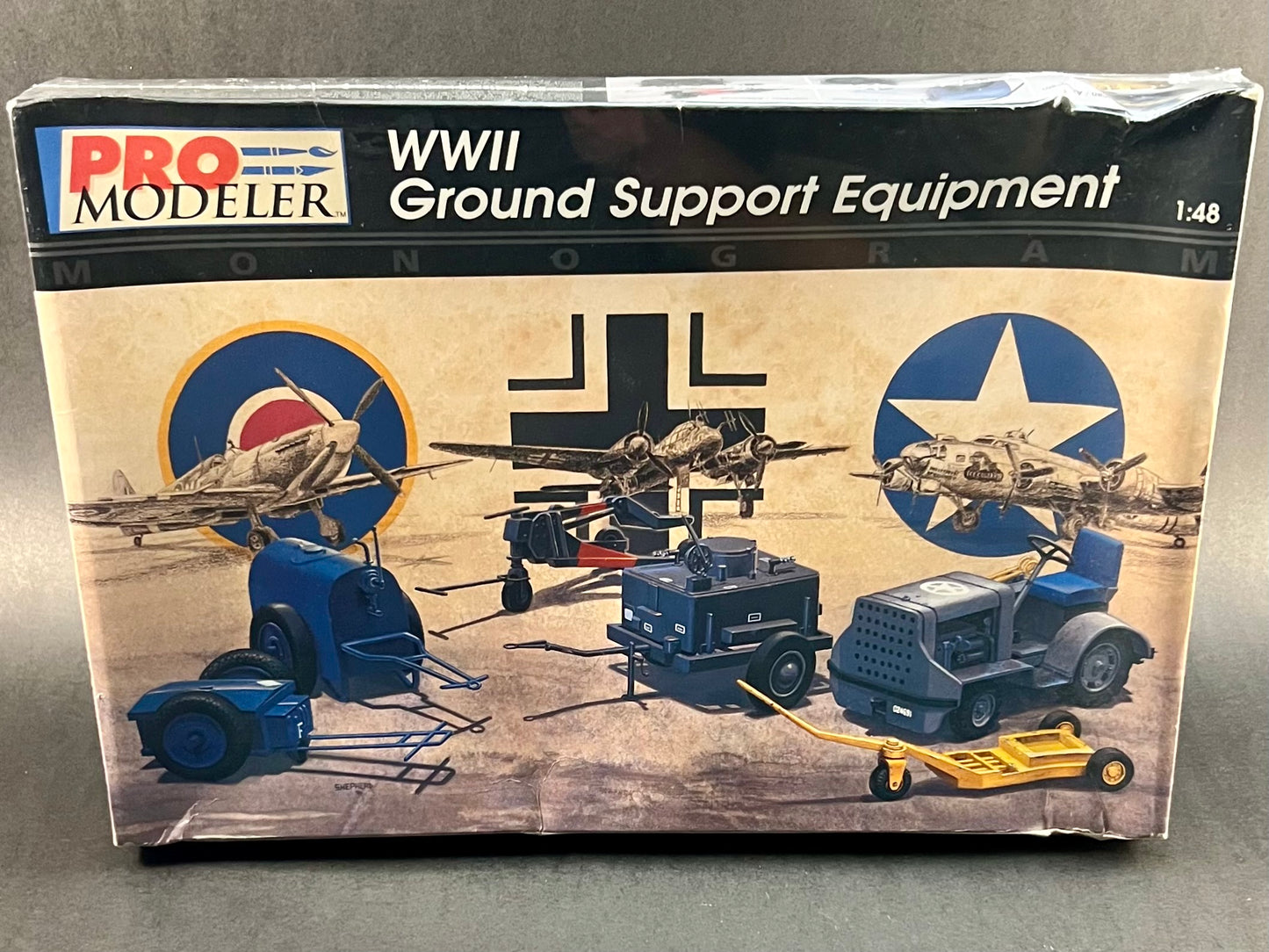 Pro Modeler Kit 85-5930 1:48 Scale WWII Ground Support Equipment