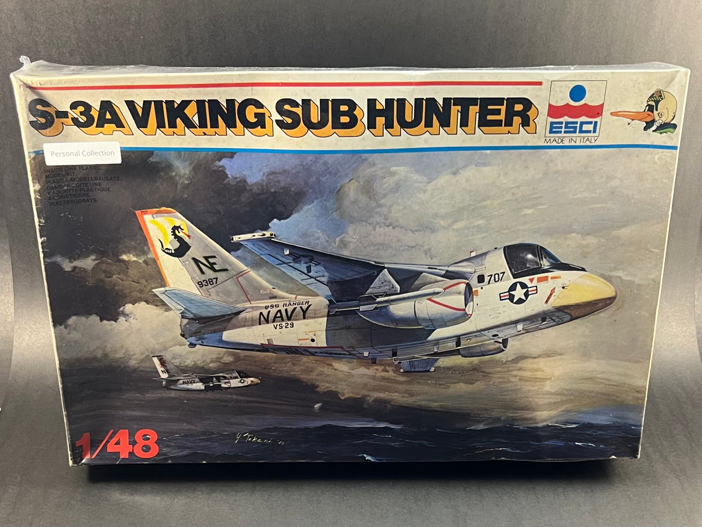 ESCI Model Kit 4051 1:48 Scale S-3A Viking Sub Hunter