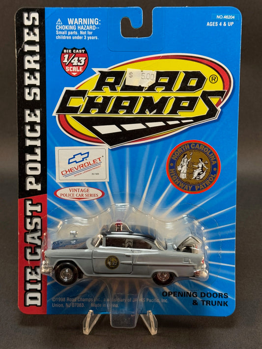 1998 Road Champs Vintage Police Car Series 1:43 North Carolina Highway Patrol, Gray