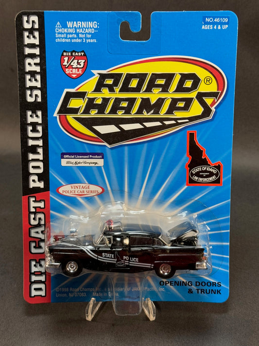 1998 Road Champs Vintage Police Car Series 1:43 Idaho State Police, Black