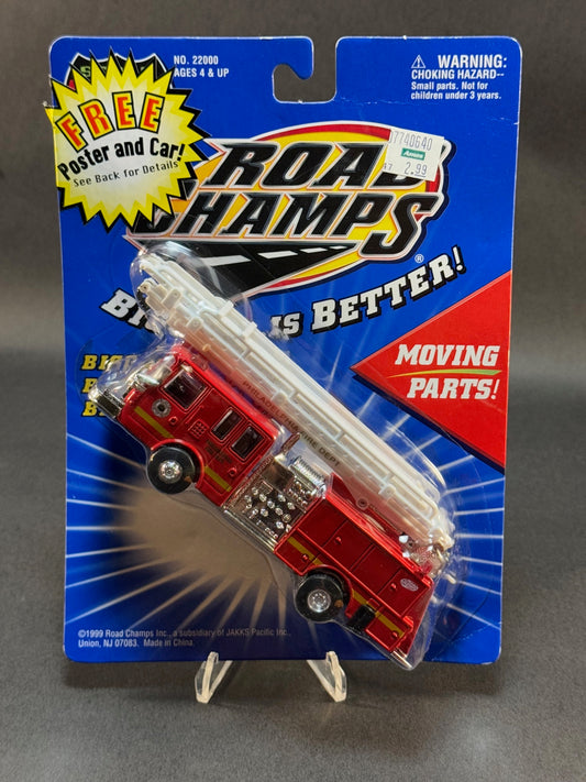 1999 Road Champs 1:43 Philadelphia Fire Dept. Ladder Truck, Red