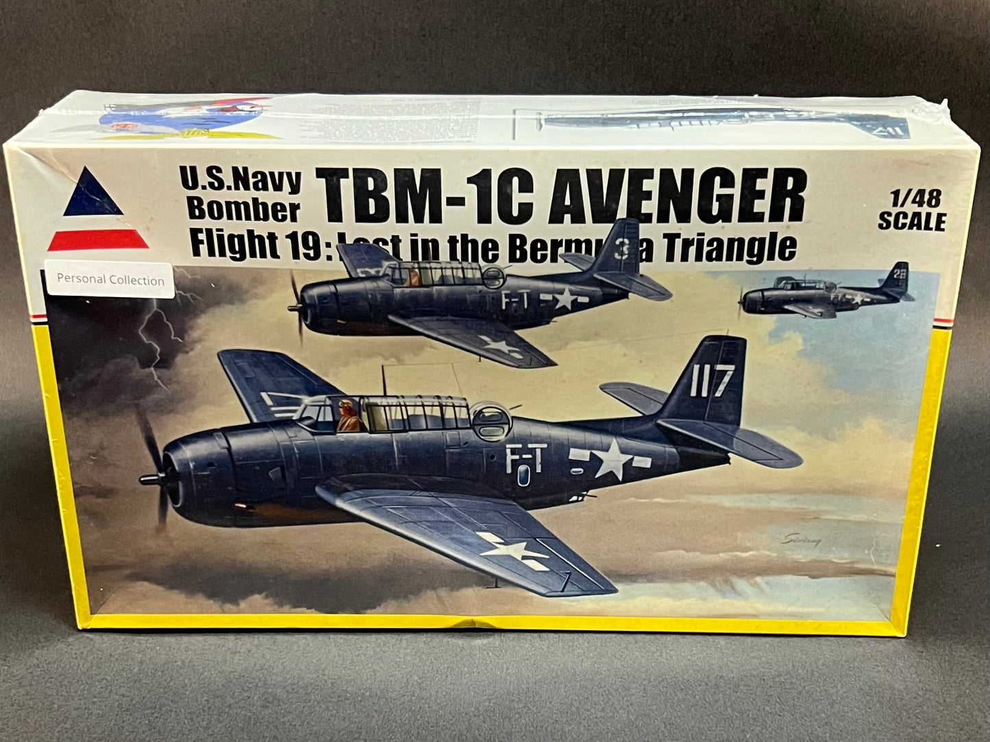 Accurate Miniatures Model Kit 480123 1:48 Scale TBM-1C Avenger 'Flight 19'