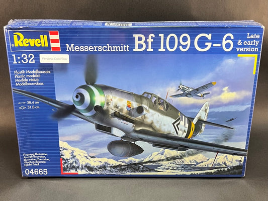 Revell Model Kit 04665 1:32 Scale Messerschmitt Bf 109 G-6 Late & Early Version