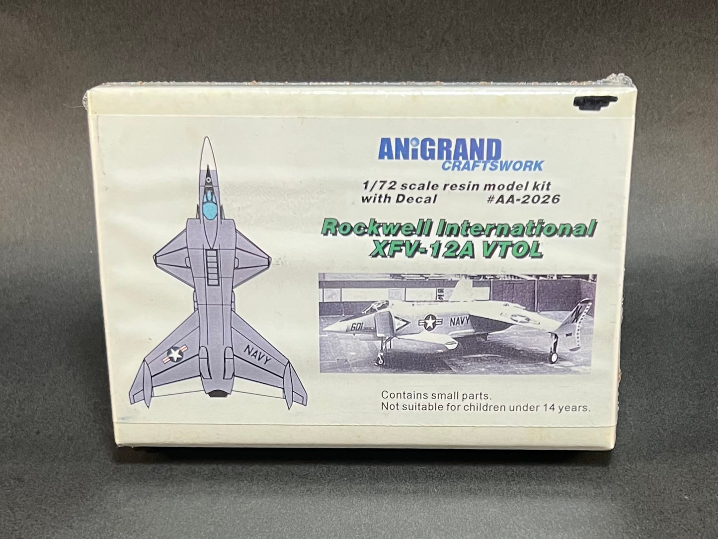 AniGrand Craftswork Resin Model Kit AA-2026 1:72 Rockwell International XFV-12A VTOL