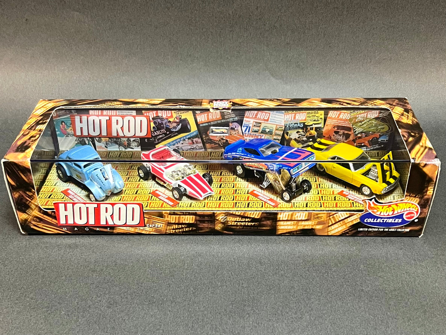 Hot Wheels Collectibles Hot Rod Magazine 4 Car Set