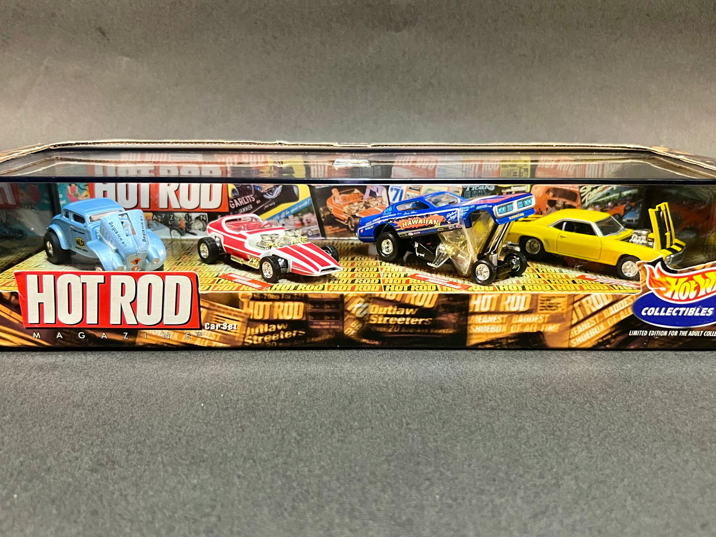 Hot Wheels Collectibles Hot Rod Magazine 4 Car Set