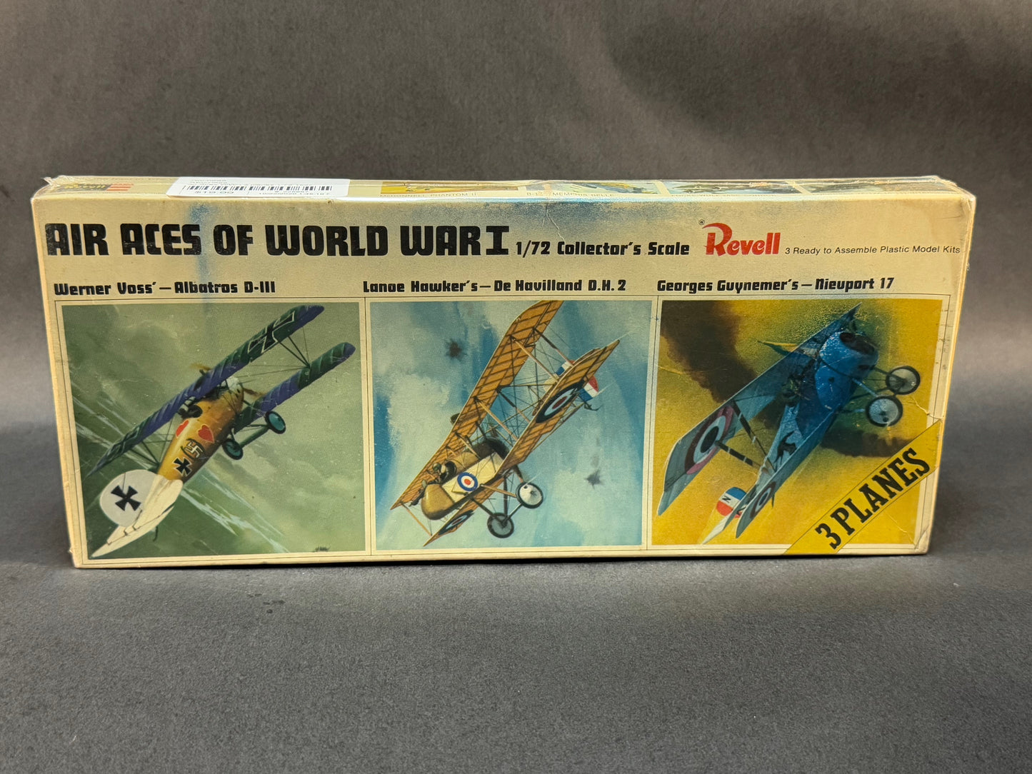 1966 Revell Model Kit H-685 1:72 Scale Air Aces of World War I