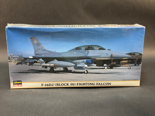 2000 Hasegawa Model Kit 00125 1:72 Scale F-16DJ (Block 50) Fighting Falcon