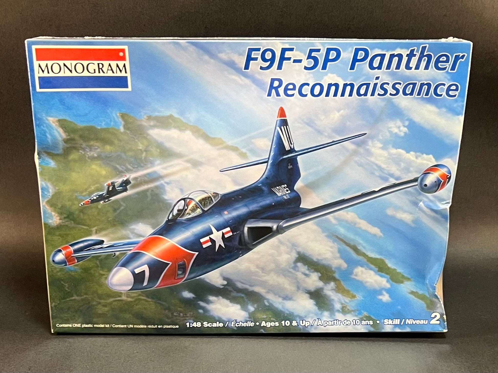 Monogram Model Kit 85-5497 1:48 Scale F9F-5P Panther Reconnaissance ...