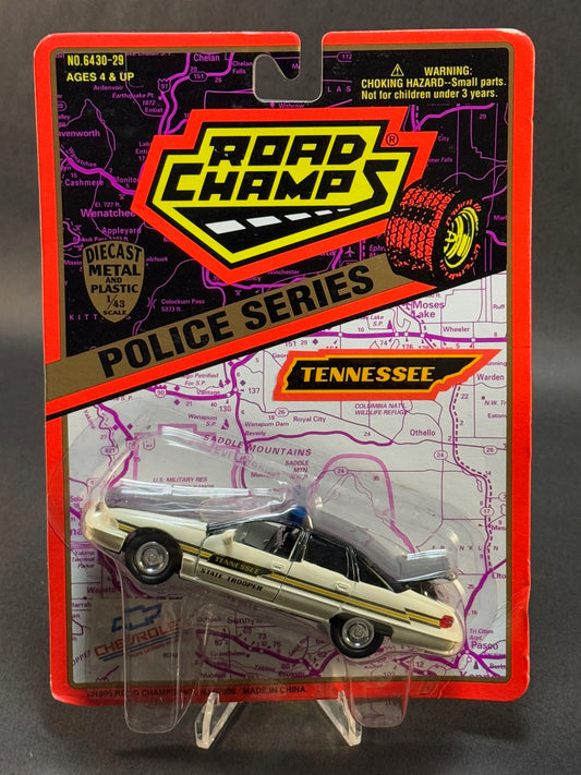 1995 Road Champs State Police Collector's Series Tennessee State Troopers, Black and Cream