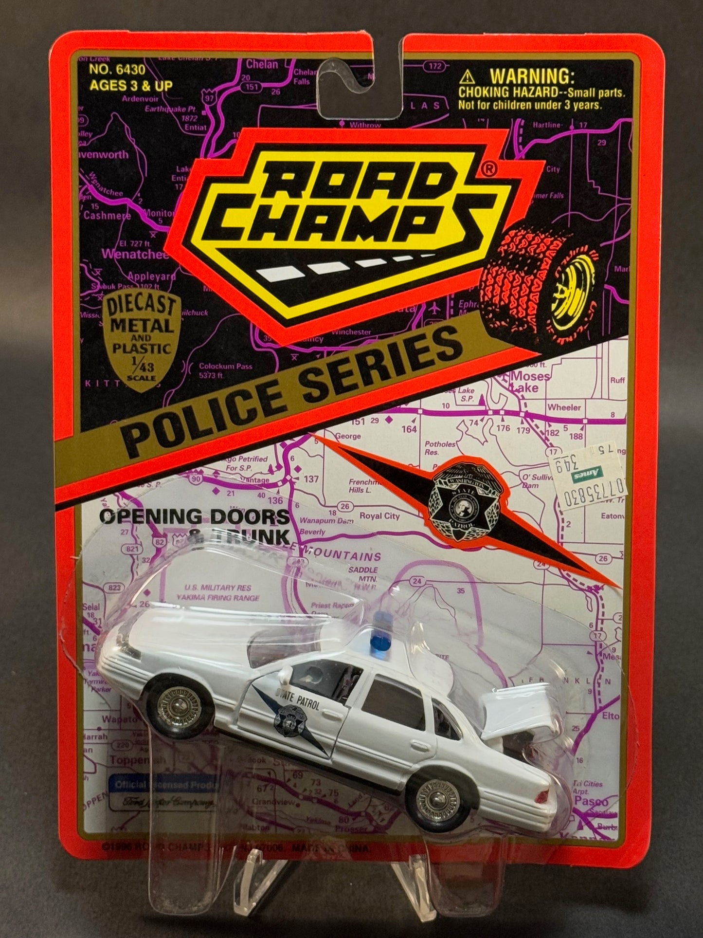 1996 Road Champs State Police Collector's Series Washington State Patrol, White
