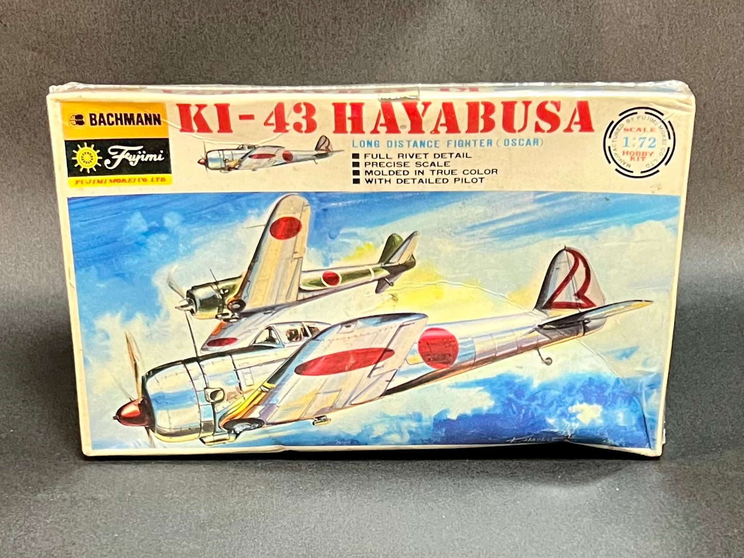 Bachmann Fujimi Model Kit 0704:70 1:72 Scale KI-43 Hayabusa