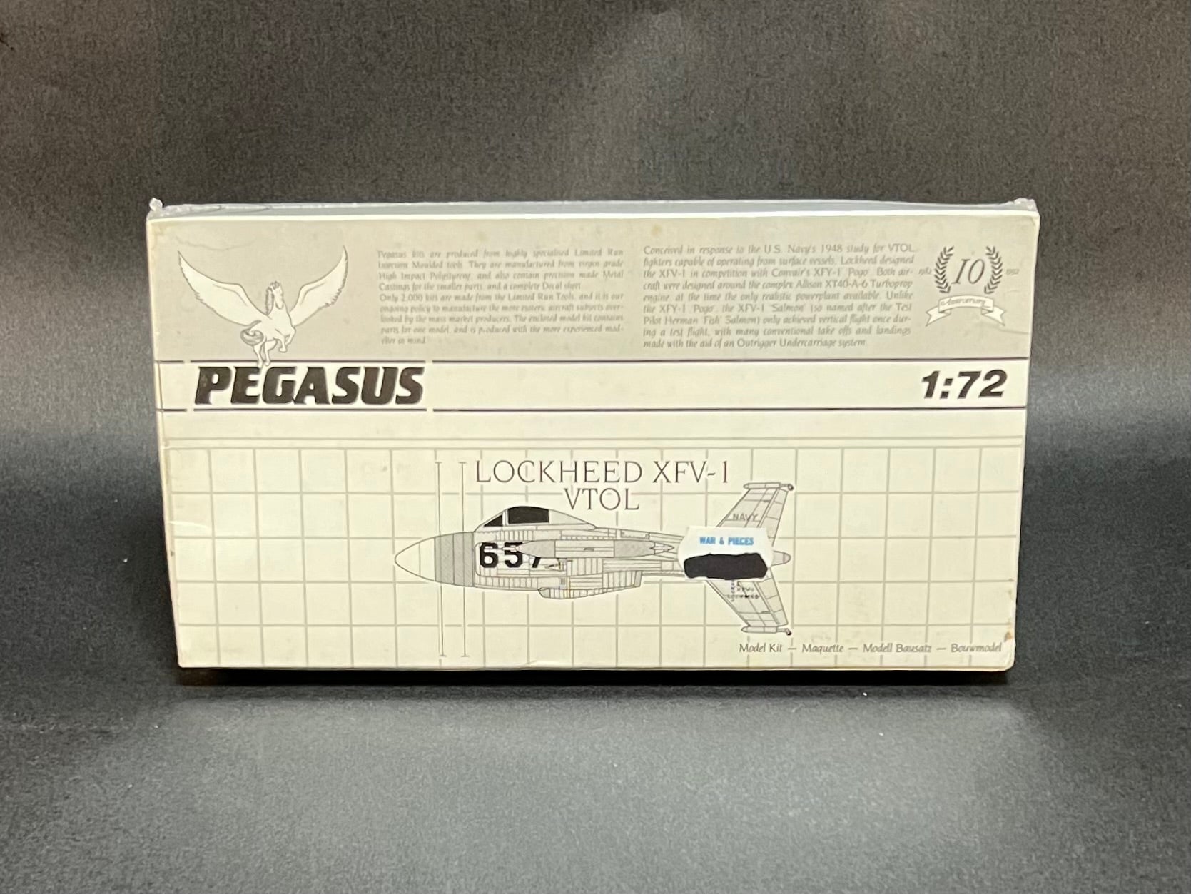 Pegasus Model Kit 3005 1:72 Scale Lockheed XFV-1 VTOL – Plutonium Garage