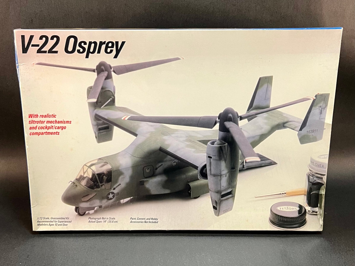 Italeri Testors Model Kit 640 1:72 Scale V-22 Osprey