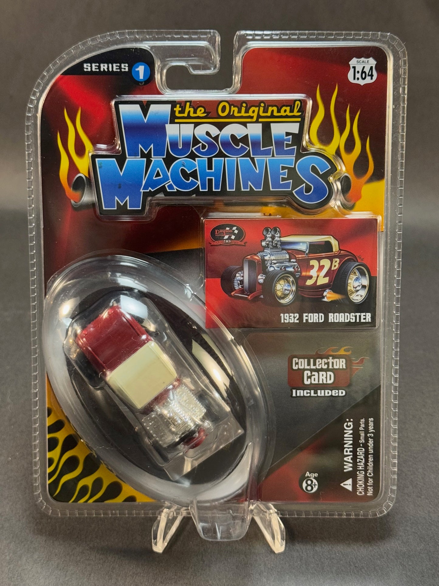 2007 Muscle Machines The Original Series 1 1932 Ford Roadster, Red