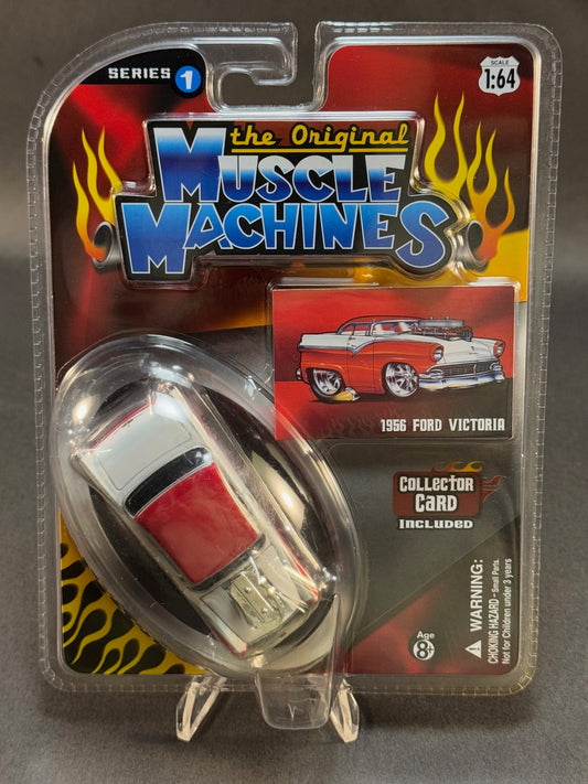 2007 Muscle Machines The Original Series 1 1956 Ford Victoria, Red and White