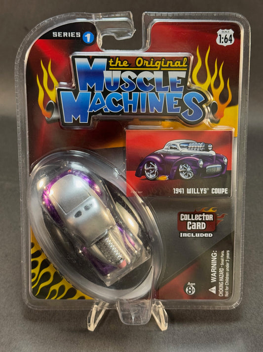2007 Muscle Machines The Original Series 1 1941 Willys Coupe, Purple