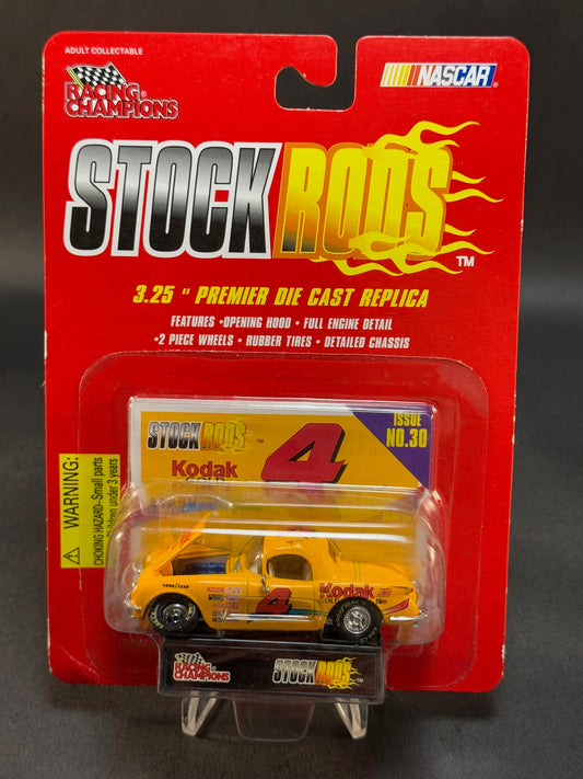 1997 Racing Champions NASCAR Stock Rods #30 Kodak 4, Yellow