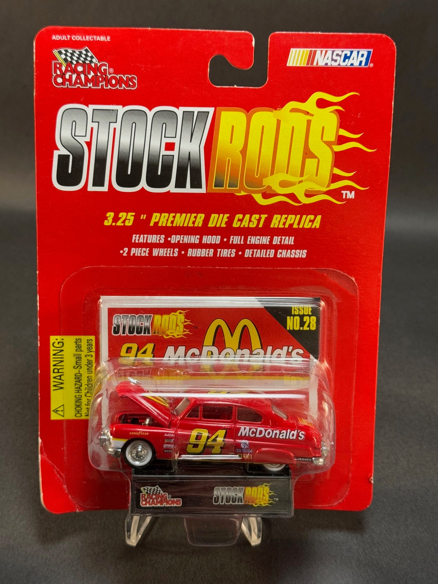 1997 Racing Champions NASCAR Stock Rods Issue No. 28 Bill Elliott McDonald's #94