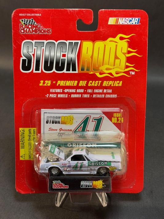 1997 Racing Champions NASCAR Stock Rods #24 Grissom 41, White *Melted Blister (Copy)