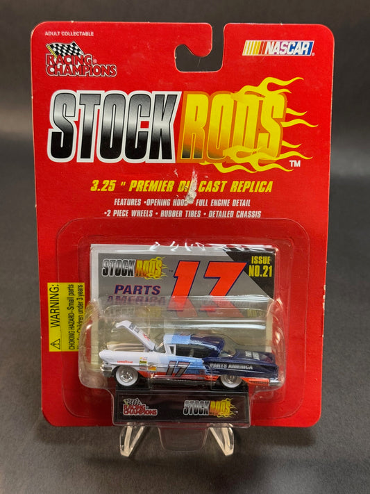 1997 Racing Champions NASCAR Stock Rods Issue No. 21 Parts America Darrell Waltrip #17