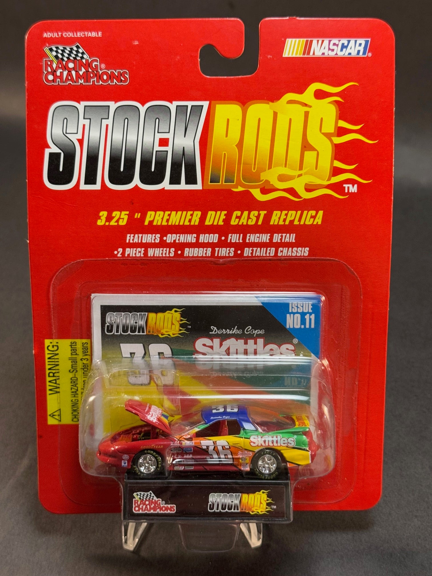 1997 Racing Champions NASCAR Stock Rods #11 Skittles 36, Rainbow ...