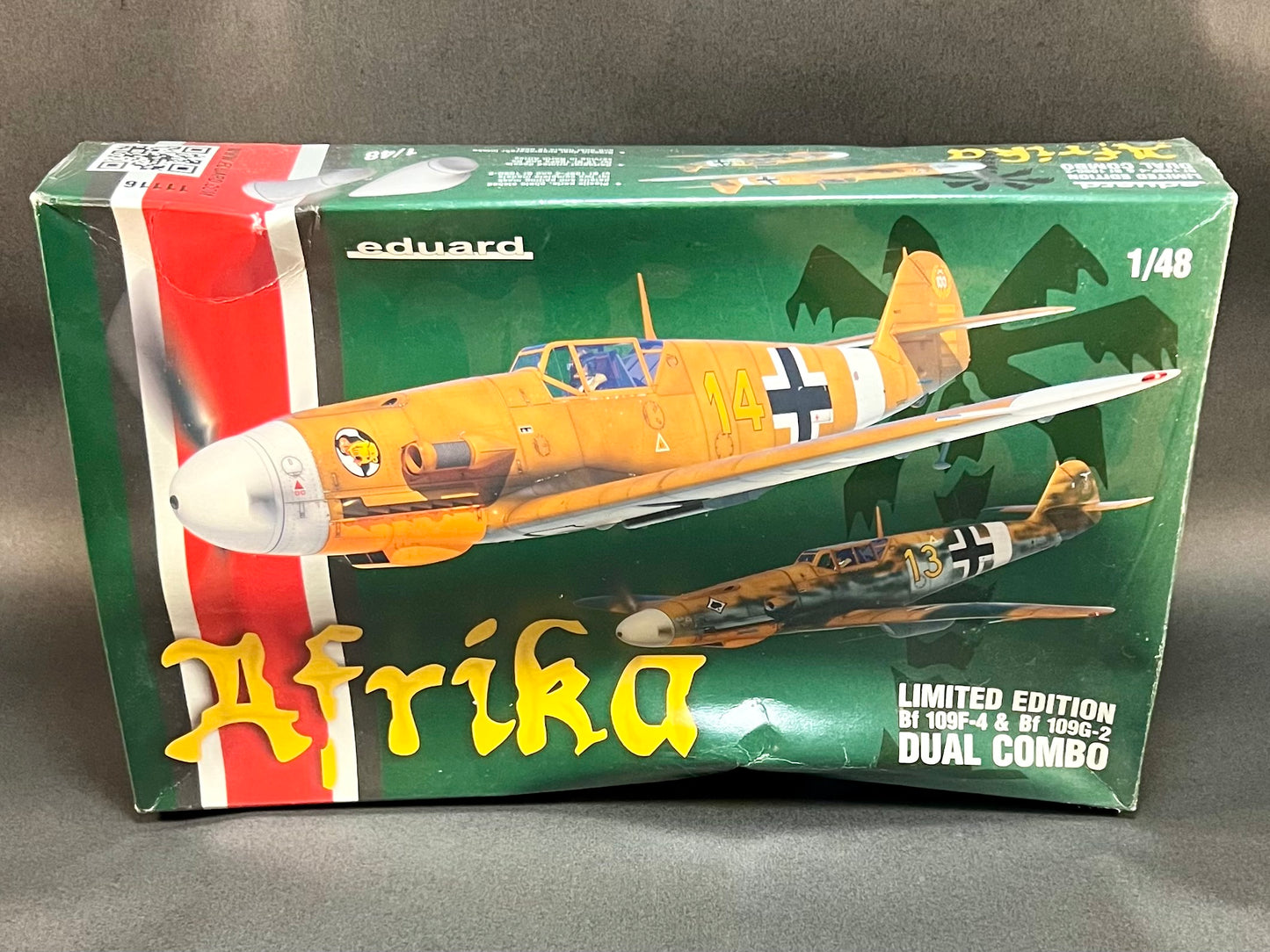 Eduard Model Kit 11116 1:48 Scale Afrika Bf 109F-4 & Bf 109G-2