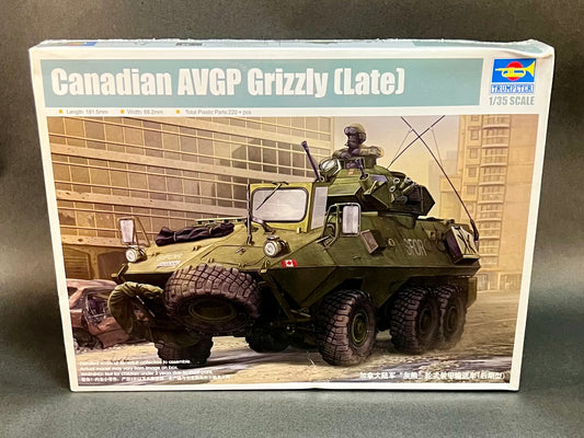 Trumpeter Model Kit 01505 1:35 Scale Canadian AVGP Grizzly (Late)