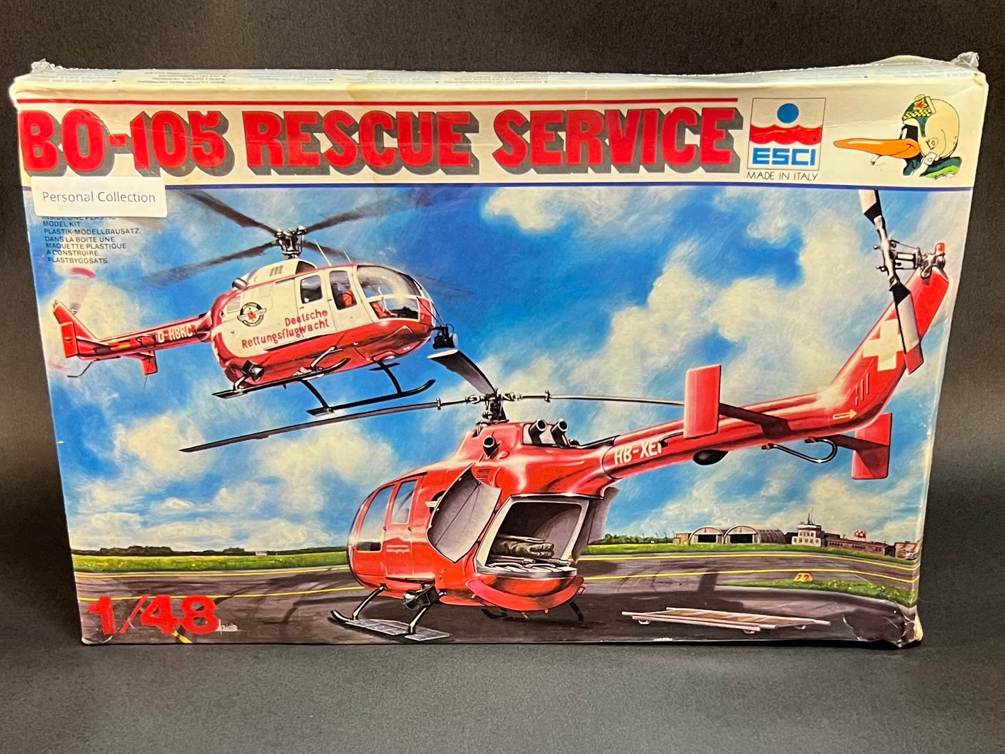 ESCI Model Kit 4056 1:48 Scale BO-105 Rescue Service