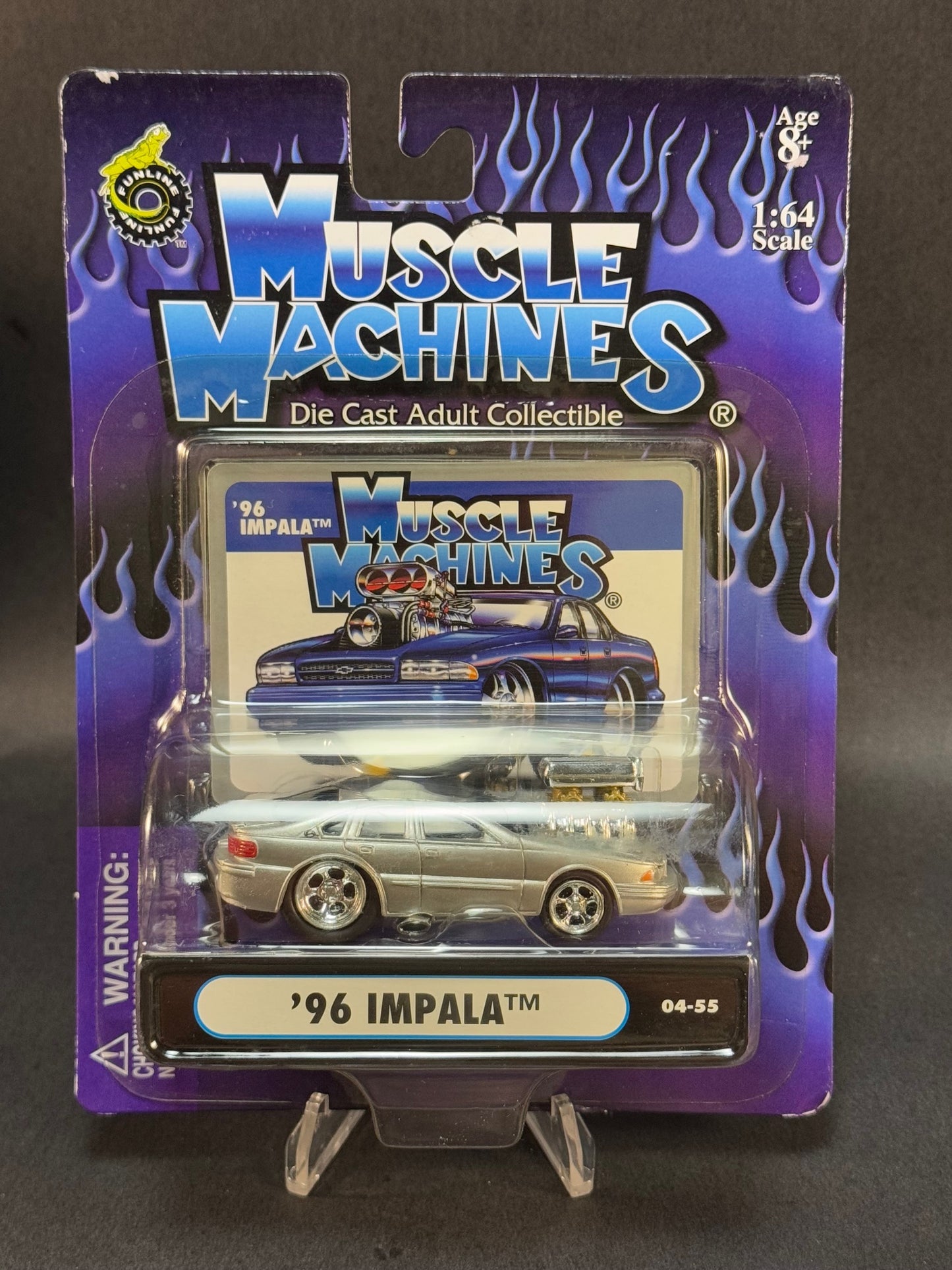 2004 Muscle Machines 04-55 '96 Impala, Silver